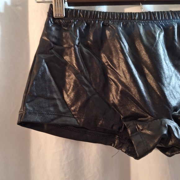 Spirit Black High Waist Shorts - Picture 2 of 5
